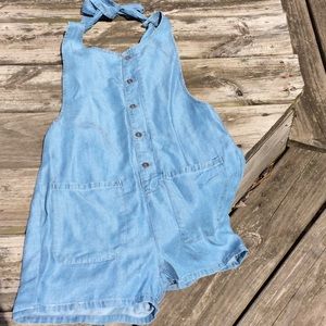 Cute Button up Romper